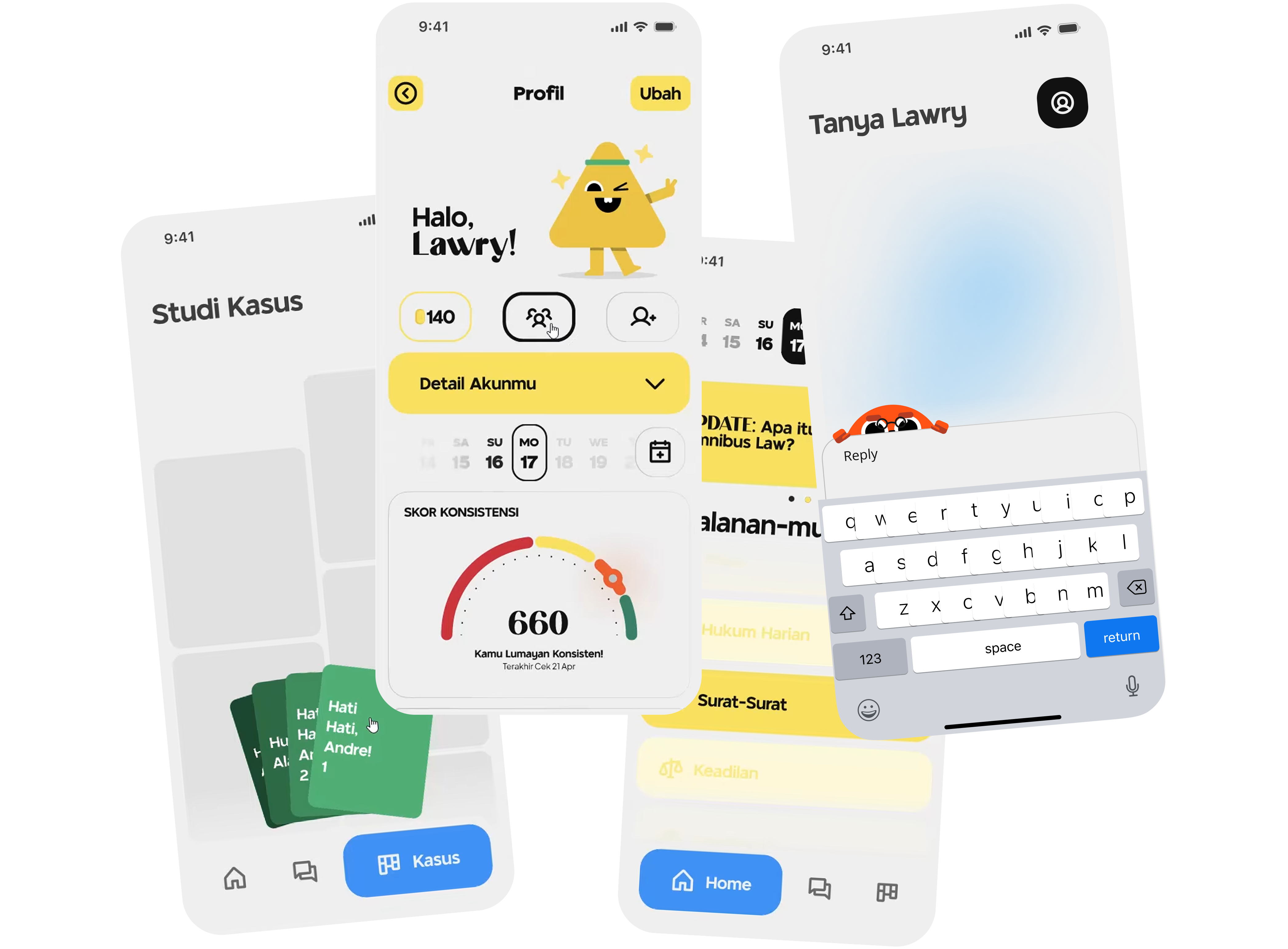 Final app design